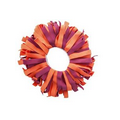 Spirit Pomchies  Ponytail Holder - Burgundy Red/Fanta Orange